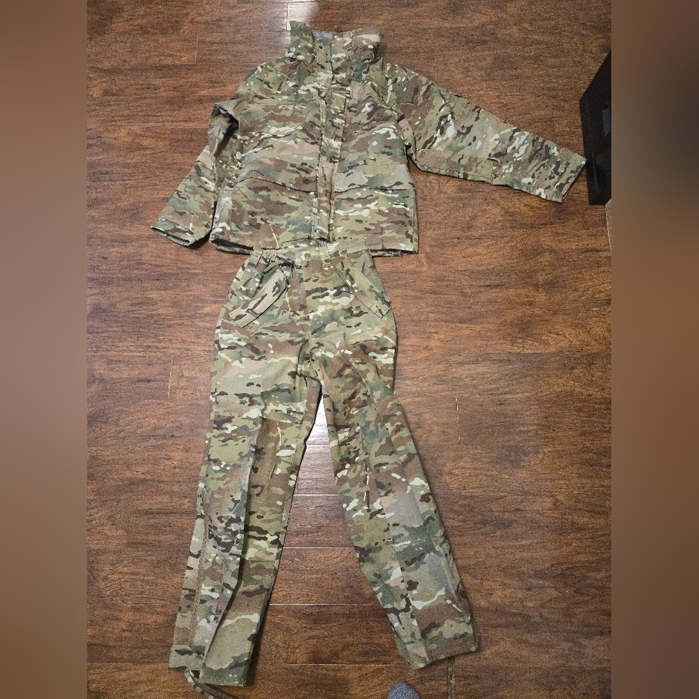 TRU SPEC Camouflage Camo Outfit Shirt Pants Mens Medium Paintball Ops Cosplay